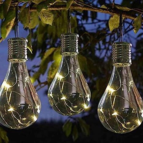Hanging Bulb Solar LED Light Bulbs, Lights for Outdoor Garden Decor - Image 11