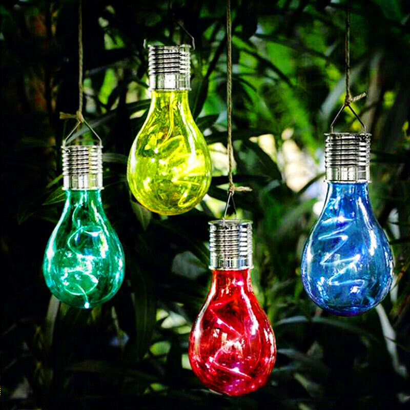 Hanging Bulb Solar LED Light Bulbs, Lights for Outdoor Garden Decor - Image 4