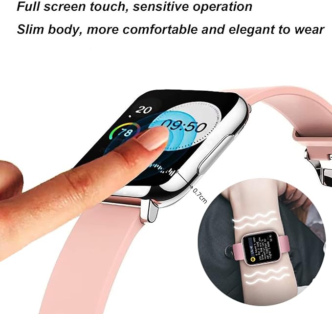 Smart Watch Men Women, 1.55'' HD Touchscreen Activity Tracker, for Android IOS - Image 4