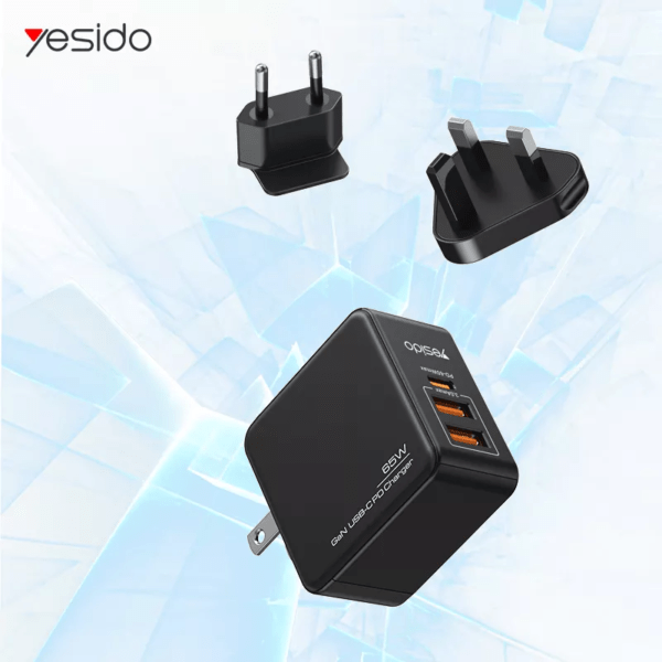 3-in-1 Combo 65W Mini Quick Charger (YC35) Power Adapter